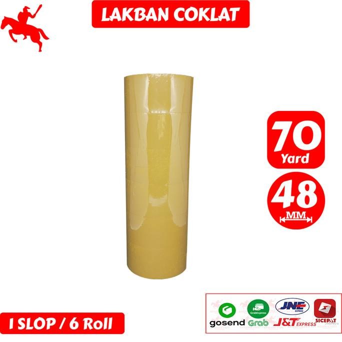 

Lakban Coklat KSATRIA Tape 70 Yard (1 Slop) by Radhiant official