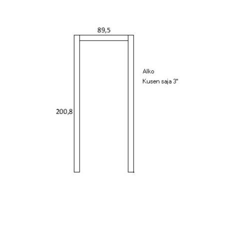 Kusen Aluminium Alumunium Pintu Aluminium Jendela Sliding Jungkit