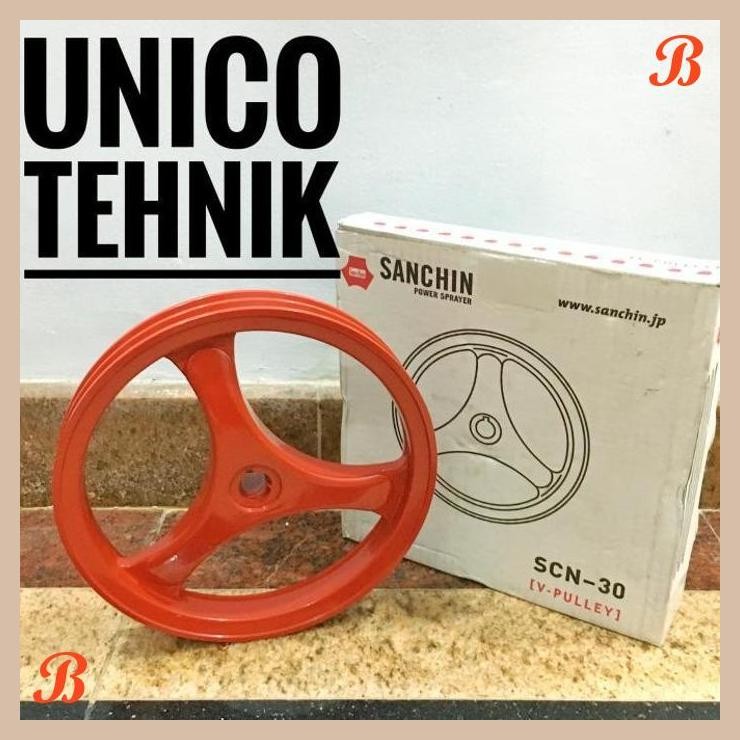 [SPP] PULLEY SANCHIN SC / SCN 30 / V-PULLEY SPAREPART SANCHIN SC / SCN 30