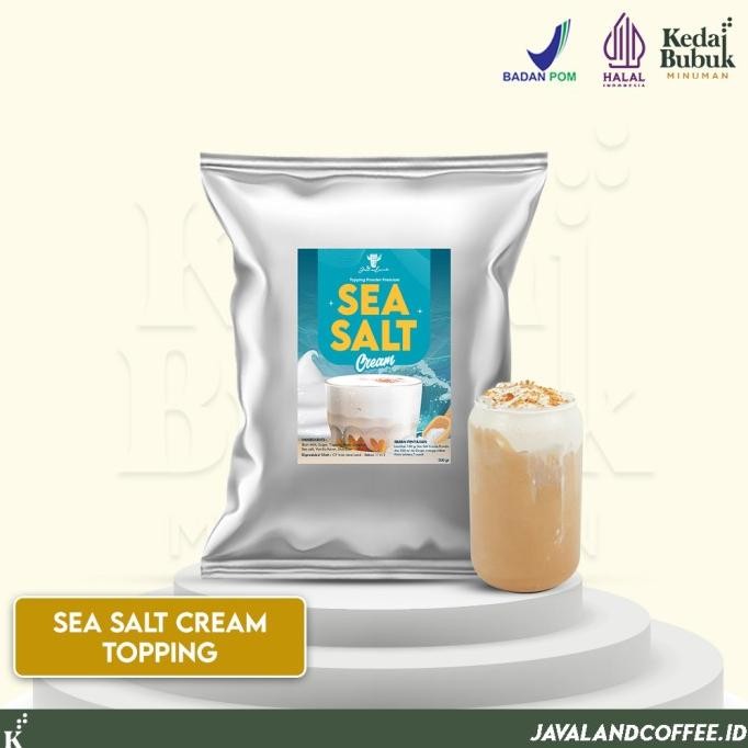 

TERSEDIA Javaland Topping Sea Salt Cream 500gram | Bubble Drink | Topping Premix
