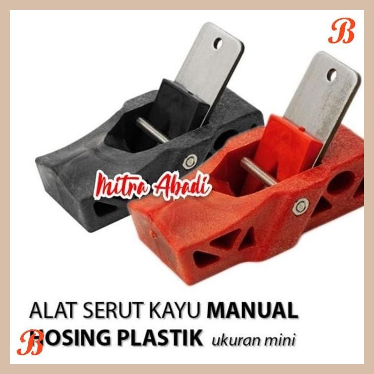 [MRA] Alat Serut Kayu Mini Bodi Plastik / Penyerut Papan Kayu / Serutan Kayu Pertukangan Furnitur