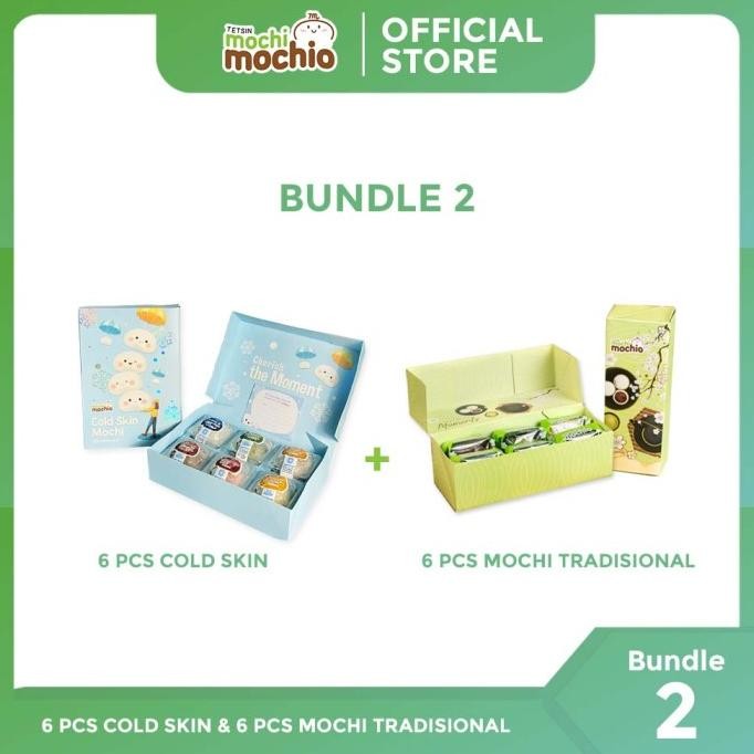 

Grosir Tetsin Mochi Mochio - Mochi Traditional 6 Pcs & Cold Mochi 6 Pcs