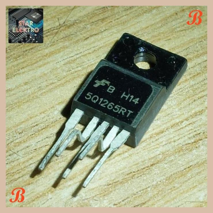 [SRE] 5Q1265RT To-220f-5 KA5Q1265RT IC Fairchild SMPS Offline Power Switch 5Q1265 SQ1265RT 1265 1265