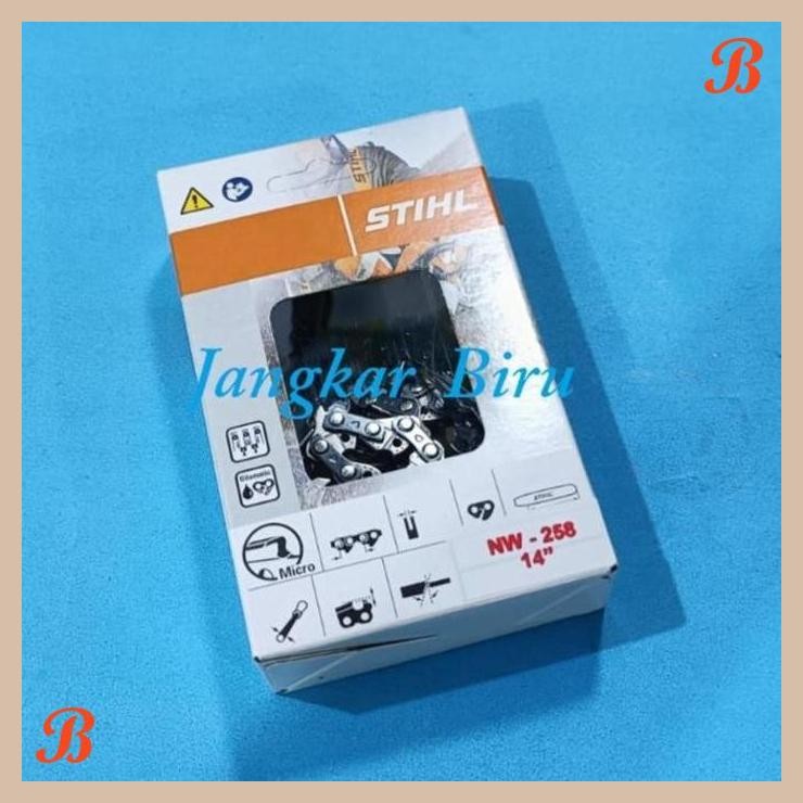 [JRB] RANTAI SENSO CHAIN SAW UNTUK TOP HANDLE NW-258 NW 258 14" STLHL ORIGINAL
