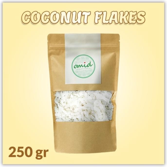 

TERSEDIA Coconut Flakes No Sugar (Kelapa Kering Serut Higienis) 250gr