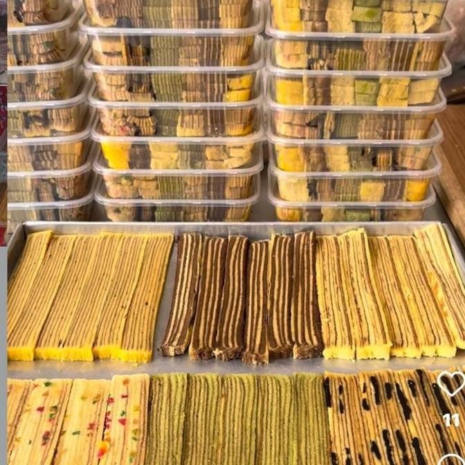 

Sale Potongan Pinggiran Kue Lapis Legit Mix 6 Rasa 350Gr