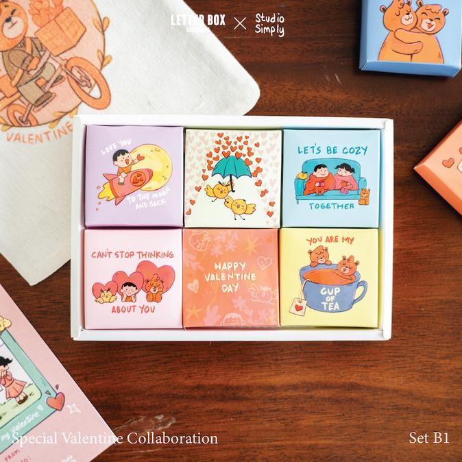 

Promo Coklat Valentine Mix Varian Isi 6 - Letter Box - Valentine Edition