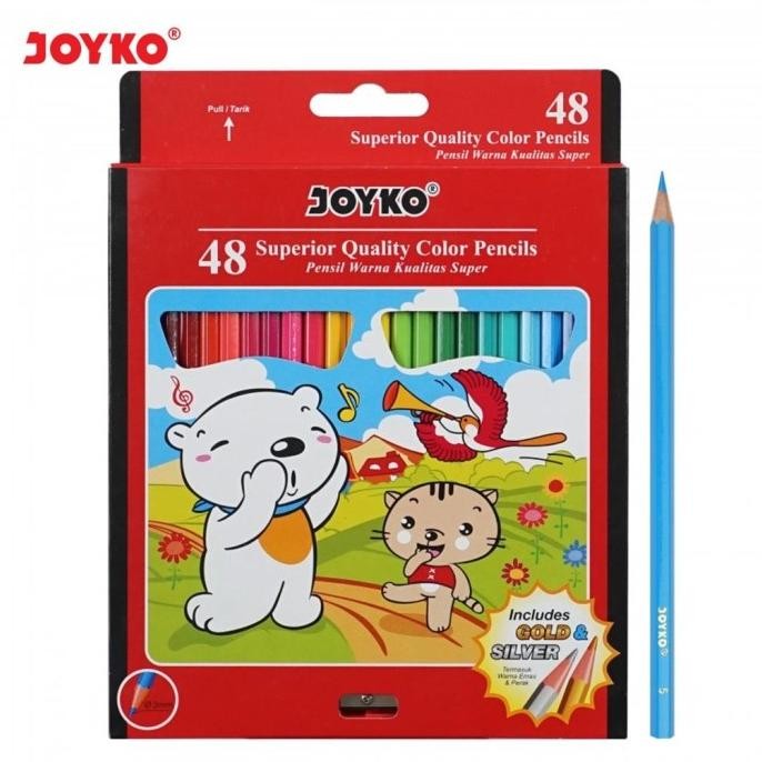 

Pensil Warna Joyko CP-48PB Warna Panjang Merah Stationery