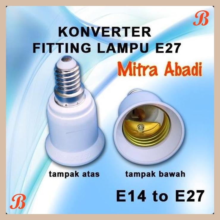 [MRA] Konverter Lampu Fitting E14 to Fitting E27