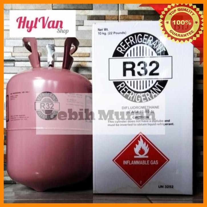 [hyl] freon r32 1 kg berikut tabung