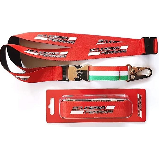 

Scuderia Ferrari F1 2019 Team Lanyard. Name Tag & ID Card Holder murah