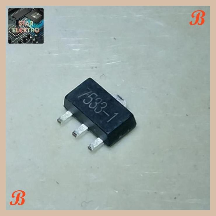 [SRE] 7533-1 Sot-89 SOT SMD UMW HT7533-1 IC Regulator LDO 3,3V 3.3V Holtek 7533