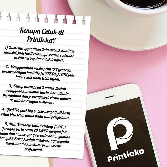 

Print ID Card 3D Timbul Eksklusif Kartu Member PVC DOFF/MATTE Name Tag murah