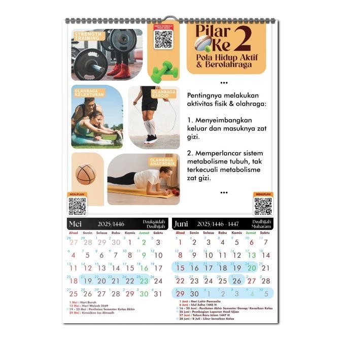 

KALENDER MEAL PLAN || KALENDER MULTIFUNGSI murah