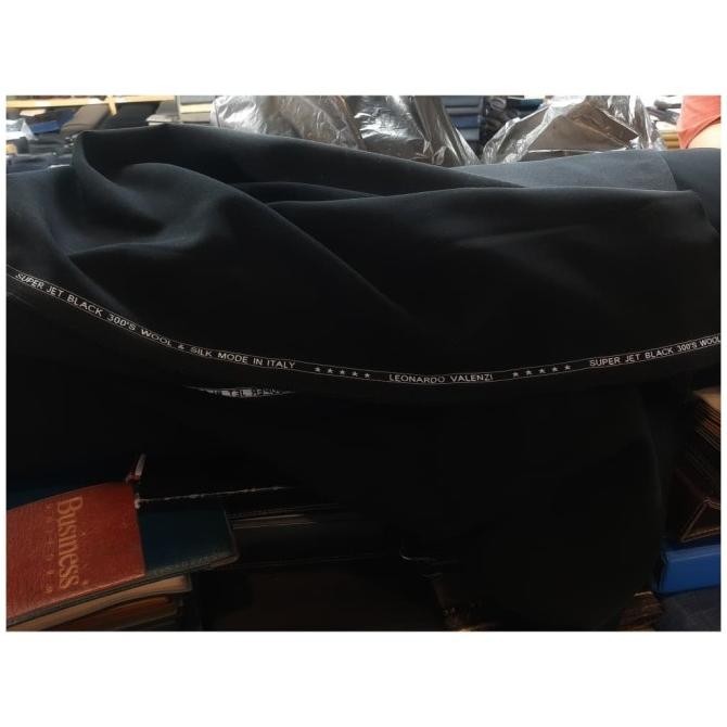 new  Kain Celana Super Jet Black 300's _ Kain Jet Black Super 300's murah
