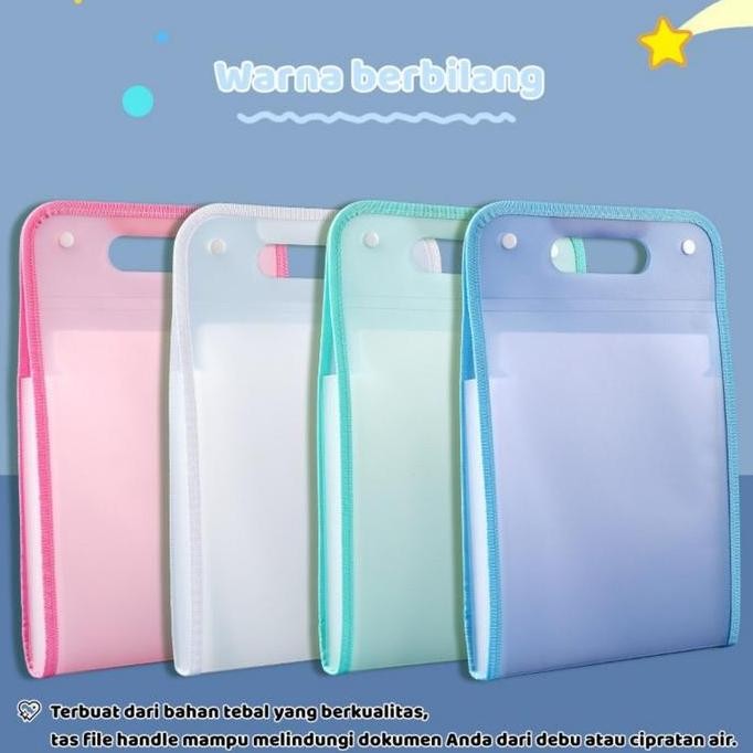 

Tas file handle A4 FREE STIKER Organizer file bag ATK waterproof anti air Map tas dokumen kerja folder Tas file sekat clear holder Tempat penyimpanan berkas Tempat kertas ujian Cute multi layer folder document Map Akordeon sekolah kantor pelajar murah