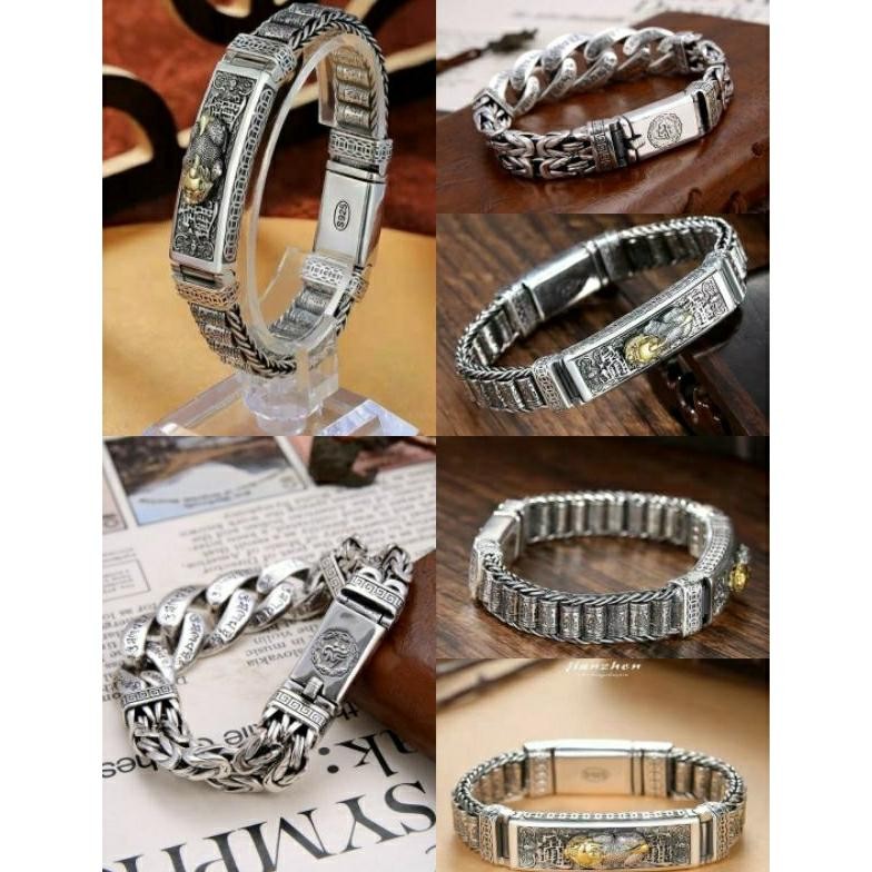 Gelang sepuh perak 925 import