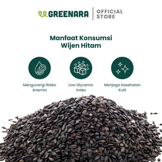 

Murah Black Sesame Seed 1Kg / Wijen Hitam 1Kg