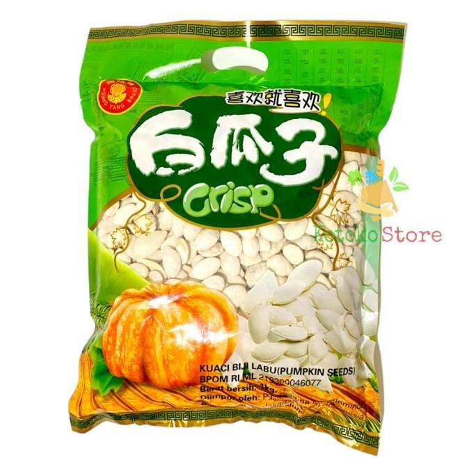 

Sale Kuaci Biji Labu Crisp / Kuaci Putih Import / Pumpkin Seed 1Kg