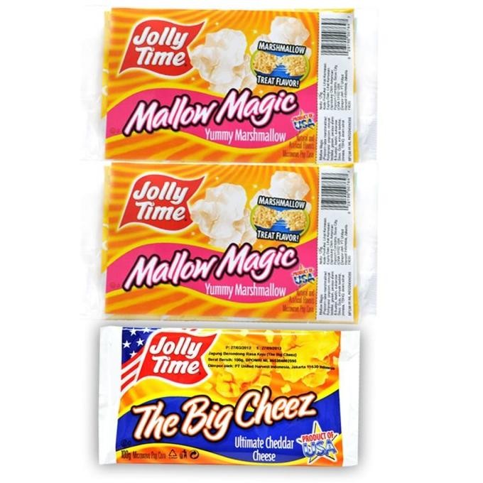 

Grosir Paket Duo Mallow Cheez (2Mm, 1Tbc) - Jolly Time Mircowave Popcorn