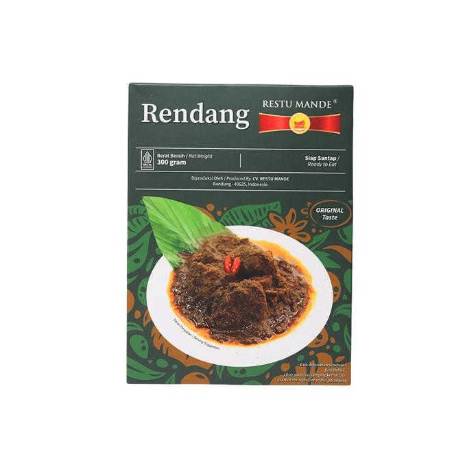 

Murah Rendang Basah Restu Mande Rendang.Padang Rasa Original 300Gr