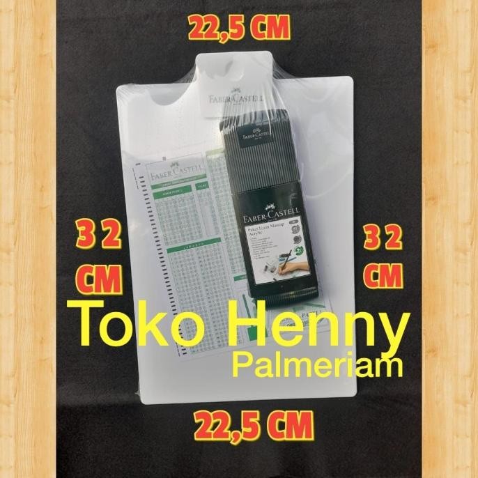 

Papan Jalan Acrylic Faber Castell .. + 1 Set Paket Mantap Ujian Original