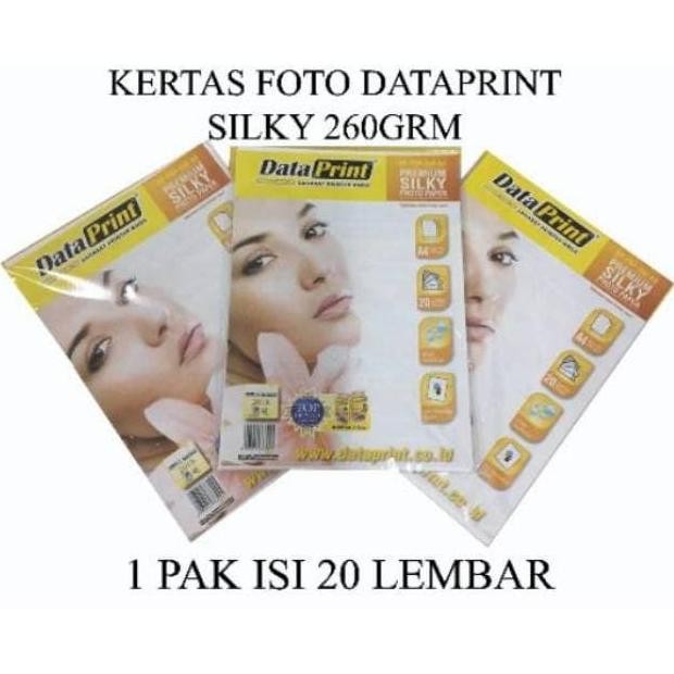 

Kertas Photo Dataprint A4 260Gr (Glossy / Silky) Terbaru