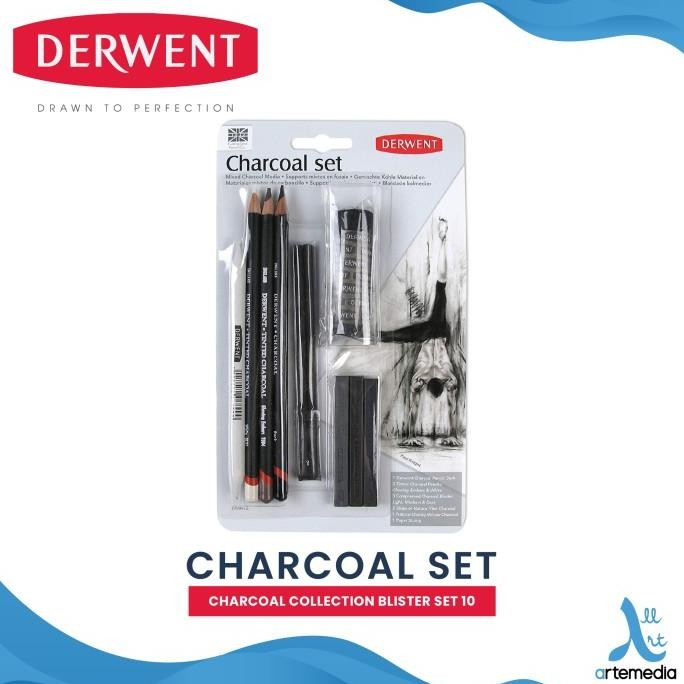 

Terbaru Pensil Arang Derwent Charcoal Collection 10 Blister Set