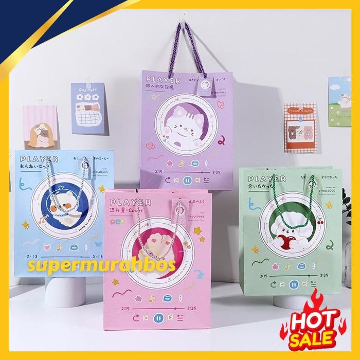 

PAOPAO PAPERBAG CUTE MIAN MIAN ASTRO GOODIE BAG TAS KADO PREMIUM BEST SELLER !!