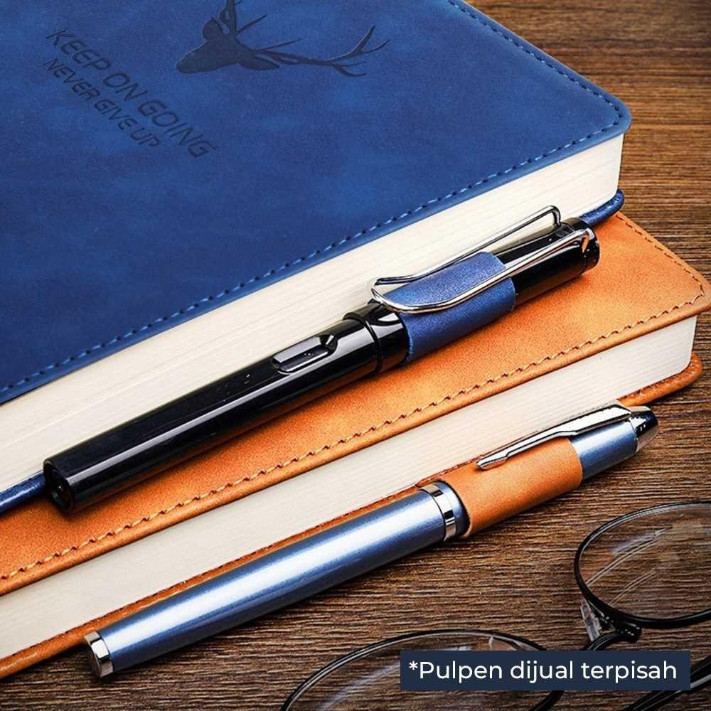 

Buku Catatan Tebal 340 Halaman Notebook Notepad Agenda Jurnal Kerja Planner Diary Hardcover 80Gsm A5