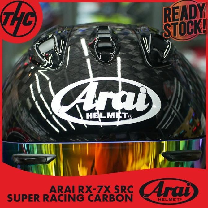 Helm Arai Rx7X / Rx-7X Src Super Racing Carbon Full Face Helmet - Asli