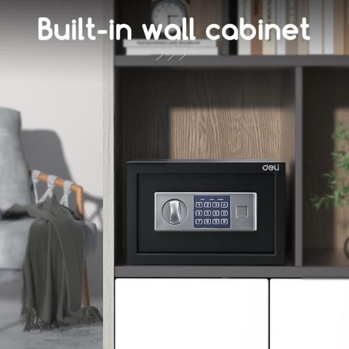 

Qig-1722 Brankas Digital Deli Et-520 / Safe Deposit Box / Cash Intelligent Electronic Pasword Et520 Viral