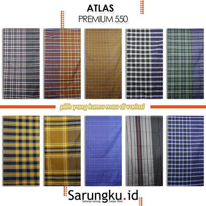 Terlaris Sarung Atlas Premium Type 550