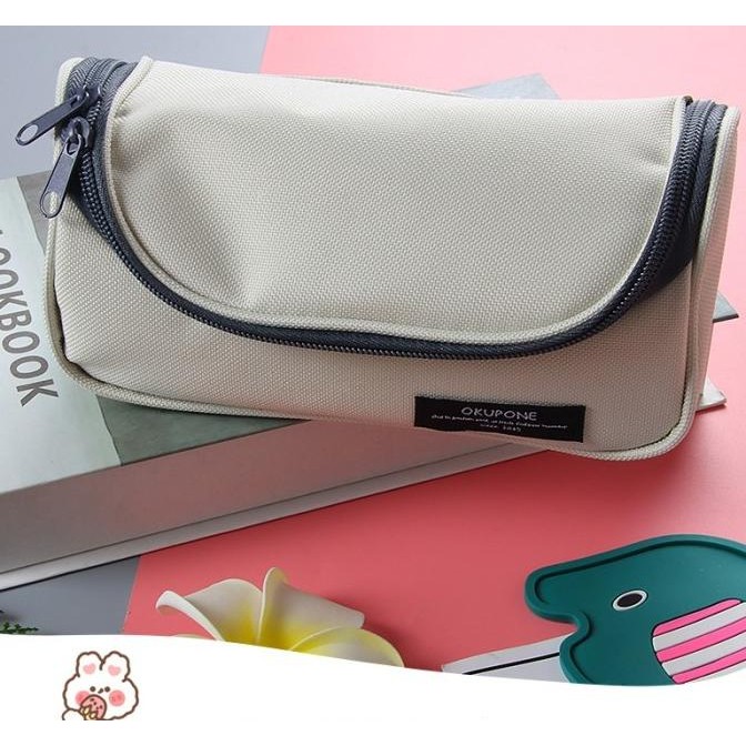 

Terbaru Tempat Pensil Kain Jumbo Oxford / Pencil Case Large Capacity SK0100