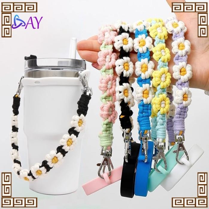 Terlaris Stanley Tali Botol Air Olahraga Aksesoris Air Botol Stanley Bohemian Strap Macrame Taliboto