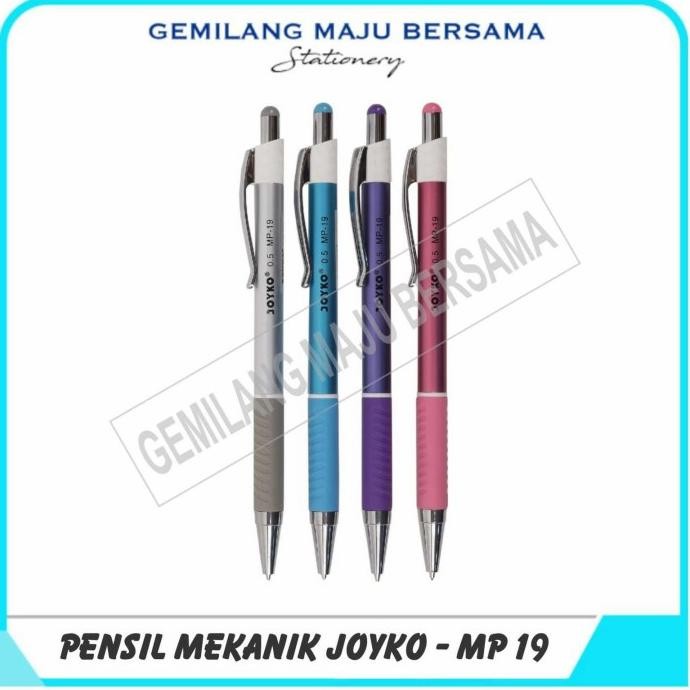 

Terbaru Pensil Mekanik Mechanical Pencil Joyko MP-19 0.5 mm (Harga 1 Pak = 12 Pcs)