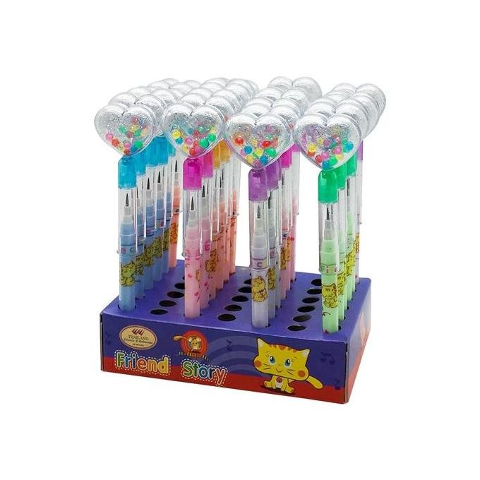 

Terbaru Bensia Pensil Susun 06LM1-2 Hati Glitter Bola Kecil (isi 24pc) TRS