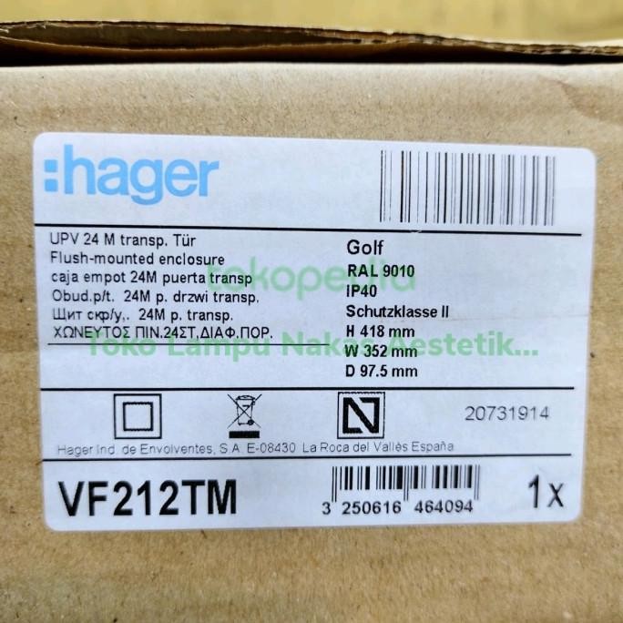 Spesial Hager Box Mcb 24 Group Grup Ib Inbow Hager Vf212Tm