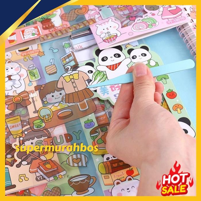 

PAOPAO STIKER CUTE 10 X 10 CM AESTHETIC CUTE TRANSPARAN PREMIUM CARTOON BEST DEAL !!