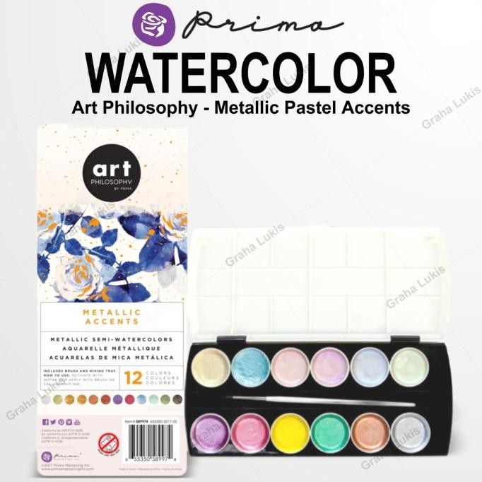 

Prima Watercolor - Art Philosophy Pastel Metallic Accents