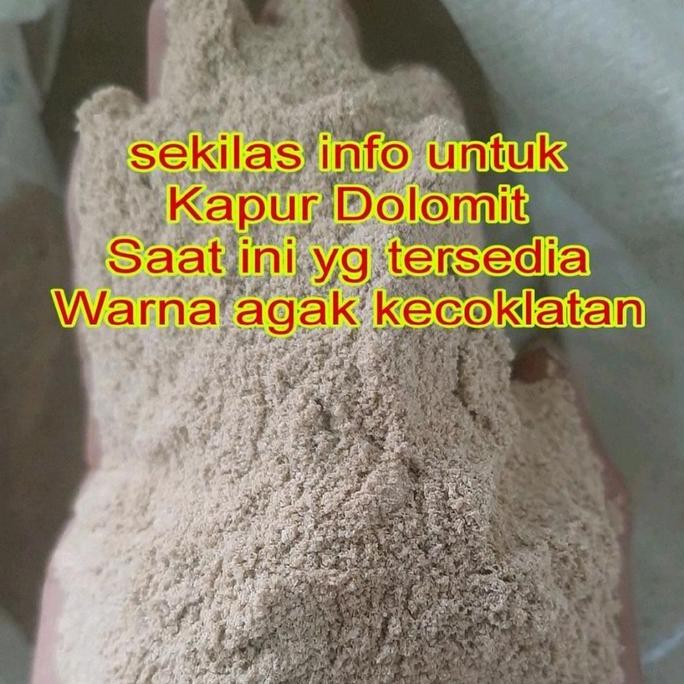 Per 20Kg Kapur Dolomit Pupuk Pertanian dan Perikanan penyubur tanah