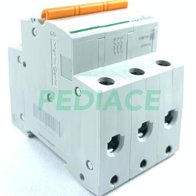 Diskon Mcb 3 Phase Schneider Merlin Gerin 10A 2200 Watt Circuit Breaker Sni