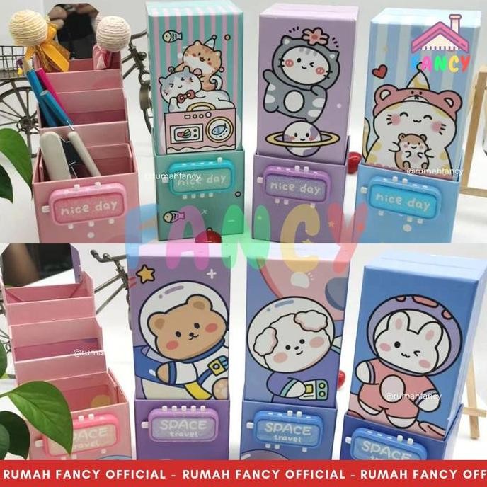 

Terbaru Kotak Pensil Dus Susun Fancy Kode KAX190-29/ Polos KAX690