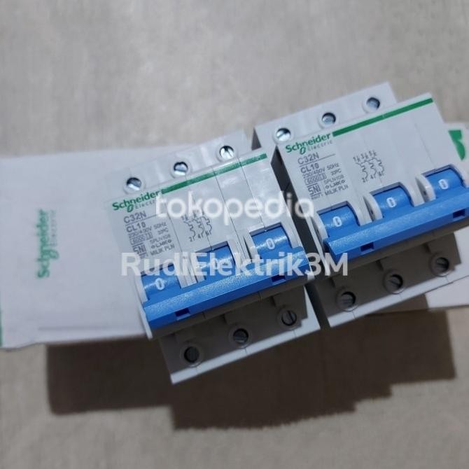 Terjangkau Mcb 3 Phase Schneider 10A Asli Pln