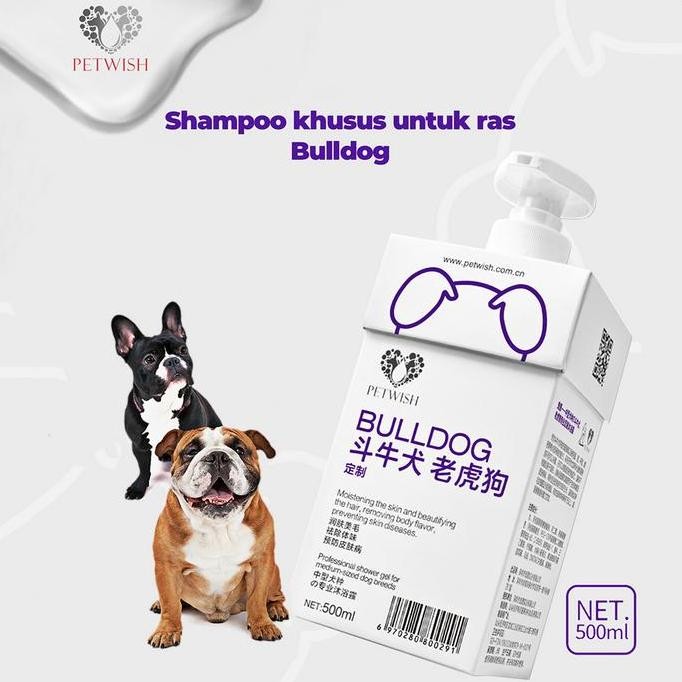 Petwish Shampo Anjing - Bulldog - Dog Shampoo Terlaris