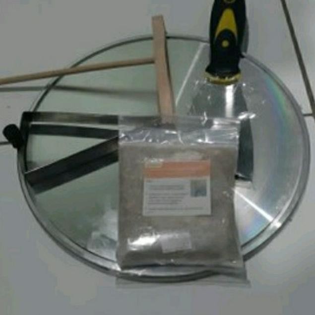 Cetakan kue krepes 25cm semi otomatis loyang crepes leker