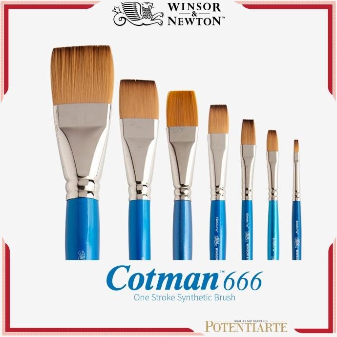 

NEW Kuas Lukis Winsor & Newton Cotman Series 666 One Stroke Brush