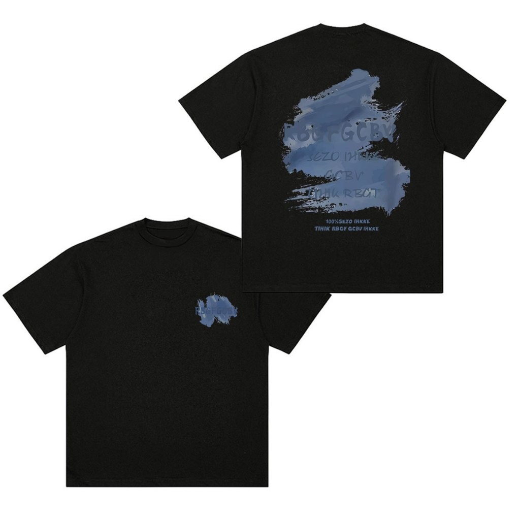 20S 100% Cotton Original T-shirt Baju Cowok Kaos Oversize Atasan Pria Terbaru Kekinian Trend Casual 