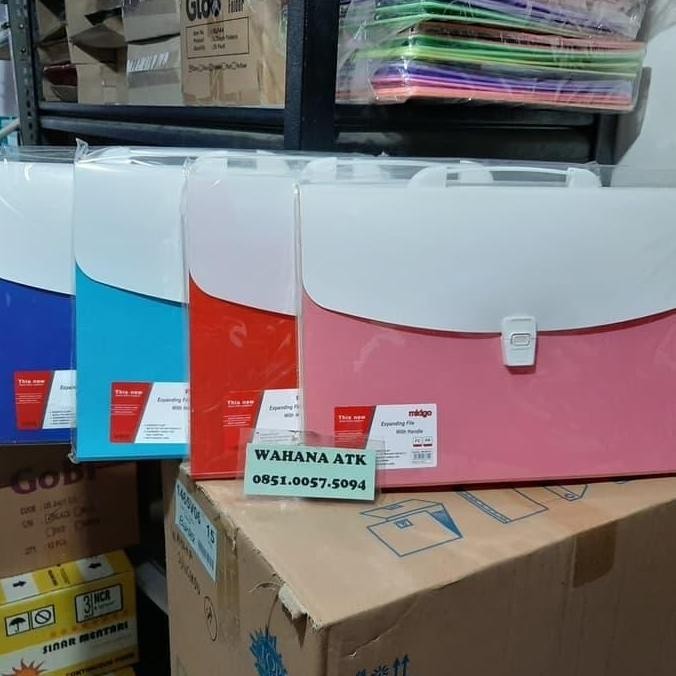 

Diskon! Expanding file folio / map harmonika jepret