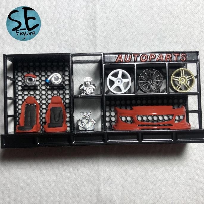 Aksesoris diorama bengkel skala 1/64